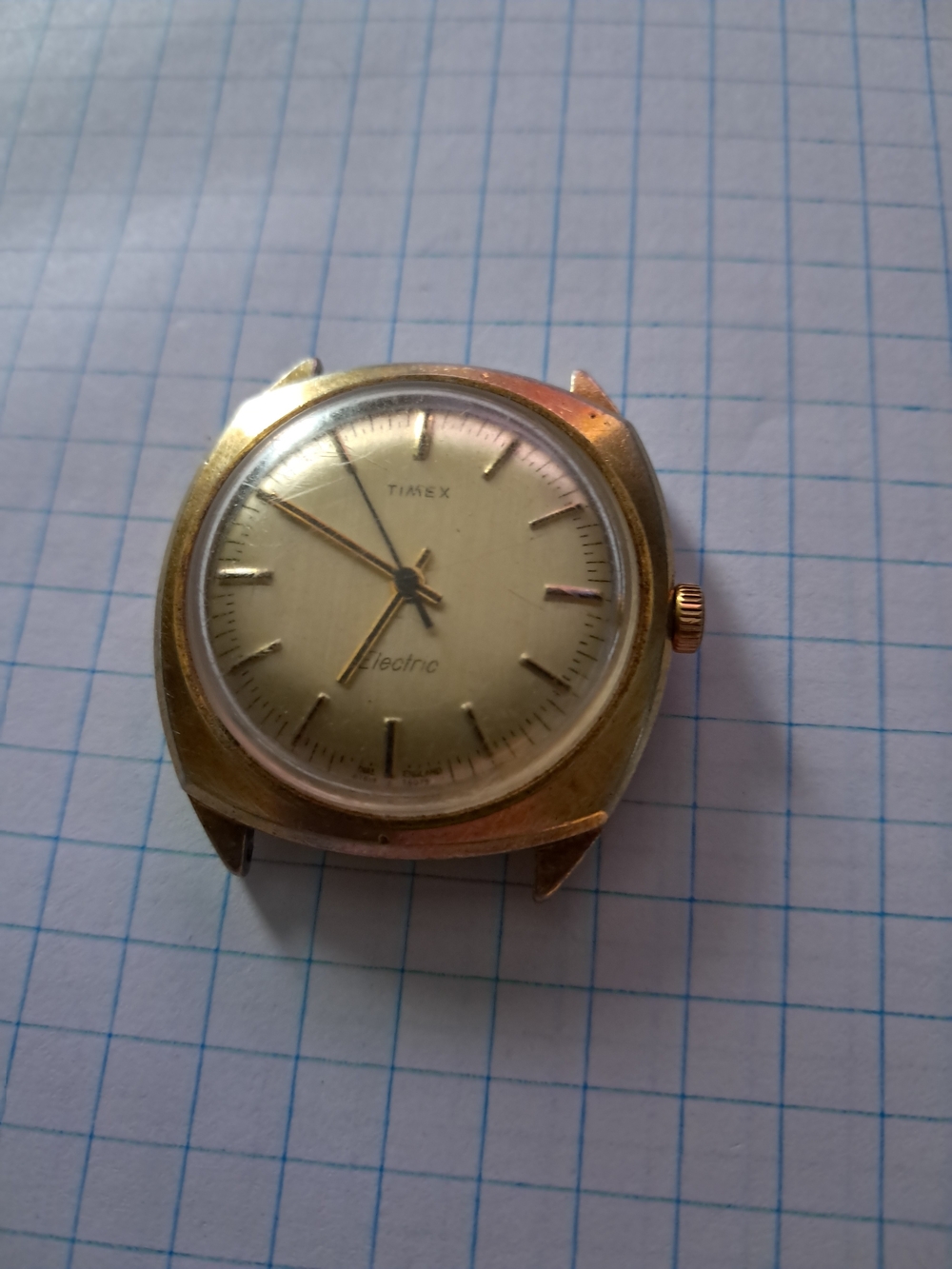 Timex Gold Tone Electric Men's Watch Case